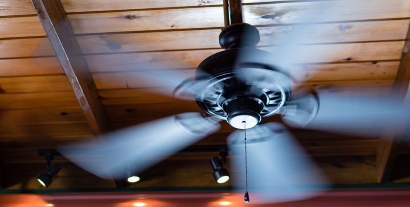 You can change the ceiling fan direction in winter to push warm air downwards.